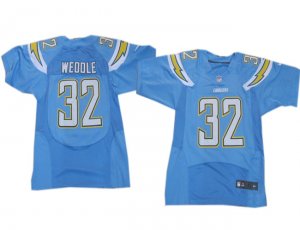 Nike NFL San Diego Chargers #32 weddle lt.blue elite(2013)