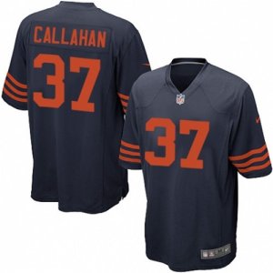 Mens Nike Chicago Bears #37 Bryce Callahan Game Navy Blue 1940s Throwback Alternate NFL Jersey