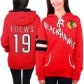 NHL Women Chicago Blackhawks Logo Pullover Hoodie 31