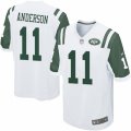 Mens Nike New York Jets #11 Robby Anderson Game White NFL Jersey