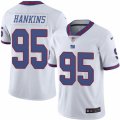 Mens Nike New York Giants #95 Johnathan Hankins Limited White Rush NFL Jersey