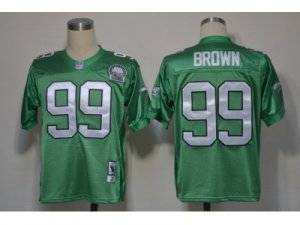 NFL Jerseys Philadelphia Eagle #99 Jerome Brown Throwback Green