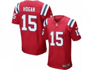 Mens Nike New England Patriots #15 Chris Hogan Elite Red Alternate NFL Jersey