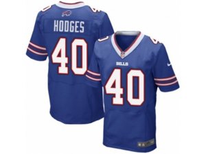 Nike Buffalo Bills #40 Gerald Hodges Elite Royal Blue Team Color NFL Jersey