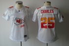 women nfl kansas city chiefs #25 charles white[2011 fem fan]