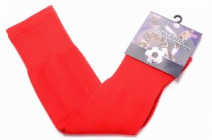 soccer sock blank edition red