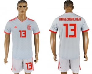 Spain 13 ARRIZABALAGA Away 2018 FIFA World Cup Soccer Jersey