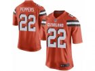 Mens Nike Cleveland Browns #22 Jabrill Peppers Game Orange Alternate NFL Jersey