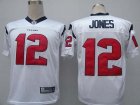 nfl houston texans #12 jacoby jones white