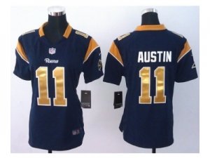 Nike women nfl jerseys st. louis rams #11 austin dk.blue