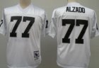 nfl Oakland Raiders #77 Alzado Throwback white