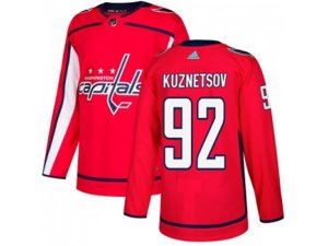 Youth Adidas Washington Capitals #92 Evgeny Kuznetsov Red Home Authentic Stitched NHL Jersey