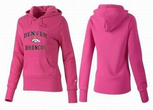 Women Denver Broncos Logo Pullover Hoodie-102