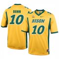 North Dakota State Bison 10 Lance Dunn Gold College Football Jersey