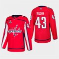 Capitals #43 Tom Wilson Red 2018 Stanley Cup