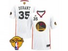 Mens Adidas Golden State Warriors #35 Kevin Durant Swingman White 2017 Chinese New Year 2017 The Finals Patch NBA Jersey