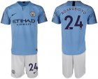 2018-19 Manchester City 24 ADARABIOYO Home Soccer Jersey