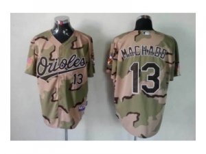 mlb jerseys baltimore orioles #13 machado camo