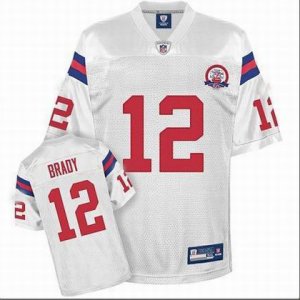 nfl new england patriots 12# tom brady white[afl 50th kids]