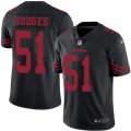 Youth Nike San Francisco 49ers #51 Gerald Hodges Limited Black Rush NFL Jersey