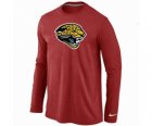 Nike Jacksonville Jaguars Logo Long Sleeve T-Shirt RED