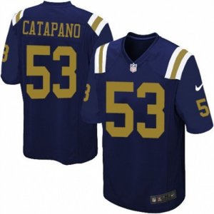 Mens Nike New York Jets #53 Mike Catapano Limited Navy Blue Alternate NFL Jersey