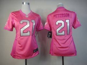 Nike Women Arizona Cardinals #21 Patrick Peterson Pink Jerseys[love s]