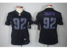 Nike Women Baltimore Ravens #92 Haloti Ngata black jerseys[Impact Limited]