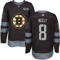 Mens Boston Bruins #8 Cam Neely Black 1917-2017 100th Anniversary Stitched NHL Jersey