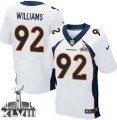 Nike Denver Broncos #92 Sylvester Williams White Super Bowl XLVIII NFL Jersey(2014 New Limited)