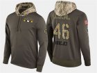 Nike Bruins 46 David Krejci Olive Salute To Service Pullover Hoodie