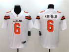 Nike Browns #6 Baker Mayfield White Vapor Untouchable Limited Jersey