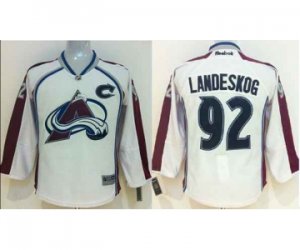 Youth nhl jerseys colorado avalanche #92 landeskog white