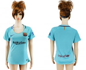 2017-18 Barcelona Away Women Soccer Jersey