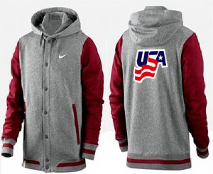 NHL Team USA Olympic Logo Pullover Hoodie 10