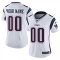Womens Nike New England Patriots Customized White Vapor Untouchable Limited Player NFL Jersey
