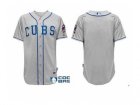 mlb jerseys chicago cubs blank grey[2014 new]