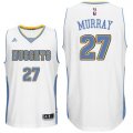 Mens Denver Nuggets #27 Jamal Murray White Home Swingman Jersey