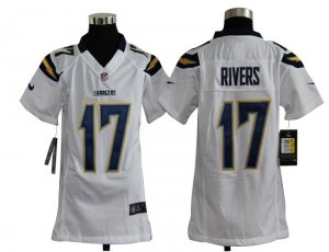 nike nfl youth san diego chargers #17 rivers white