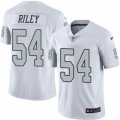 Mens Nike Oakland Raiders #54 Perry Riley Elite White Rush NFL Jersey