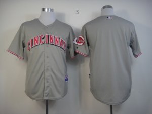 mlb jerseys cincinnati reds blank grey