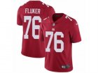 Mens Nike New York Giants #76 D.J. Fluker Vapor Untouchable Limited Red Alternate NFL Jersey