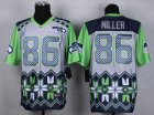 Nike Seattle Seahawks #86 Zach Miller Jerseys(Style Noble Fashion Elite)