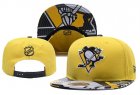 Penguins Team Logo Yellow Adjustable Hat YD