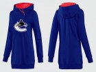 NHL Women Vancouver Canucks Logo Pullover Hoodie 19