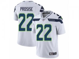 Mens Nike Seattle Seahawks #22 C. J. Prosise Vapor Untouchable Limited White NFL Jersey