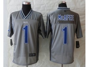 Nike Indianapolis Colts #1 McAfee Grey Jerseys(Vapor Elite)