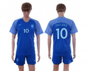 Holland #10 Sneijder Away Soccer Country Jersey