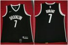 Nets #7 Kevin Durant Black Nike Swingman Jersey