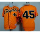 MLB san francisco giants #45 ishikawa orange[ishikawa] jerseys